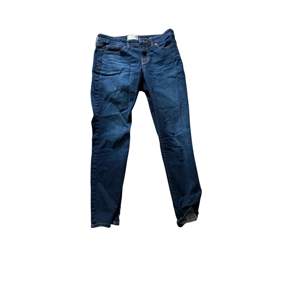Universal Thread Womens Mid-Rise Skinny Jeans Dark‎ Wash Blue Size 6/28S Short